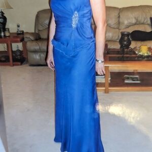 Elegant Blue Evening Gown